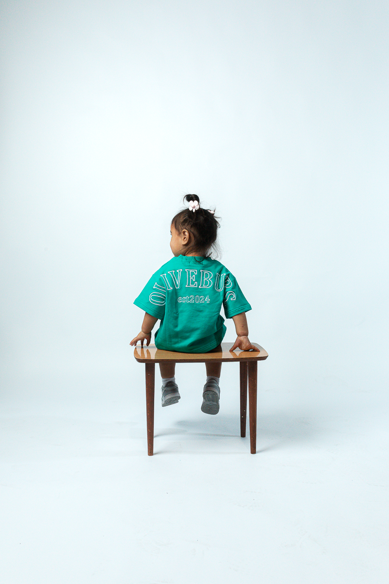 Aqua Oversized Tee