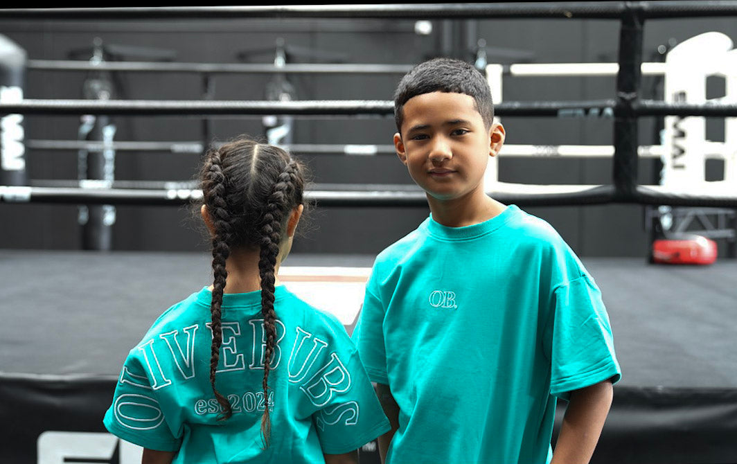 Aqua Oversized Tee