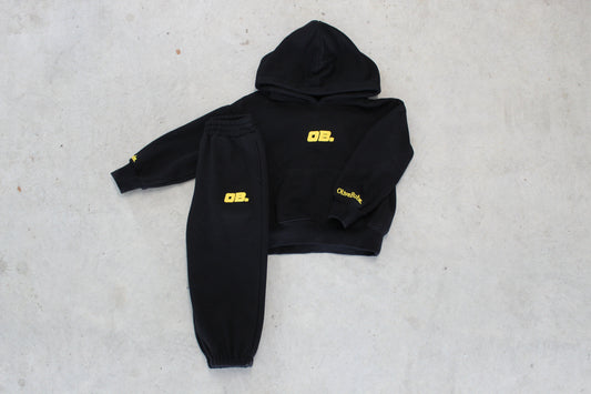 OB APPLIQUE BLACK/YELLOW SET