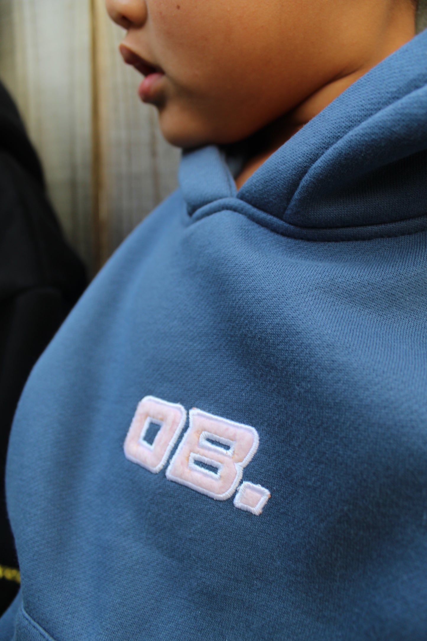 OB APPLIQUE BLUE/PINK SET