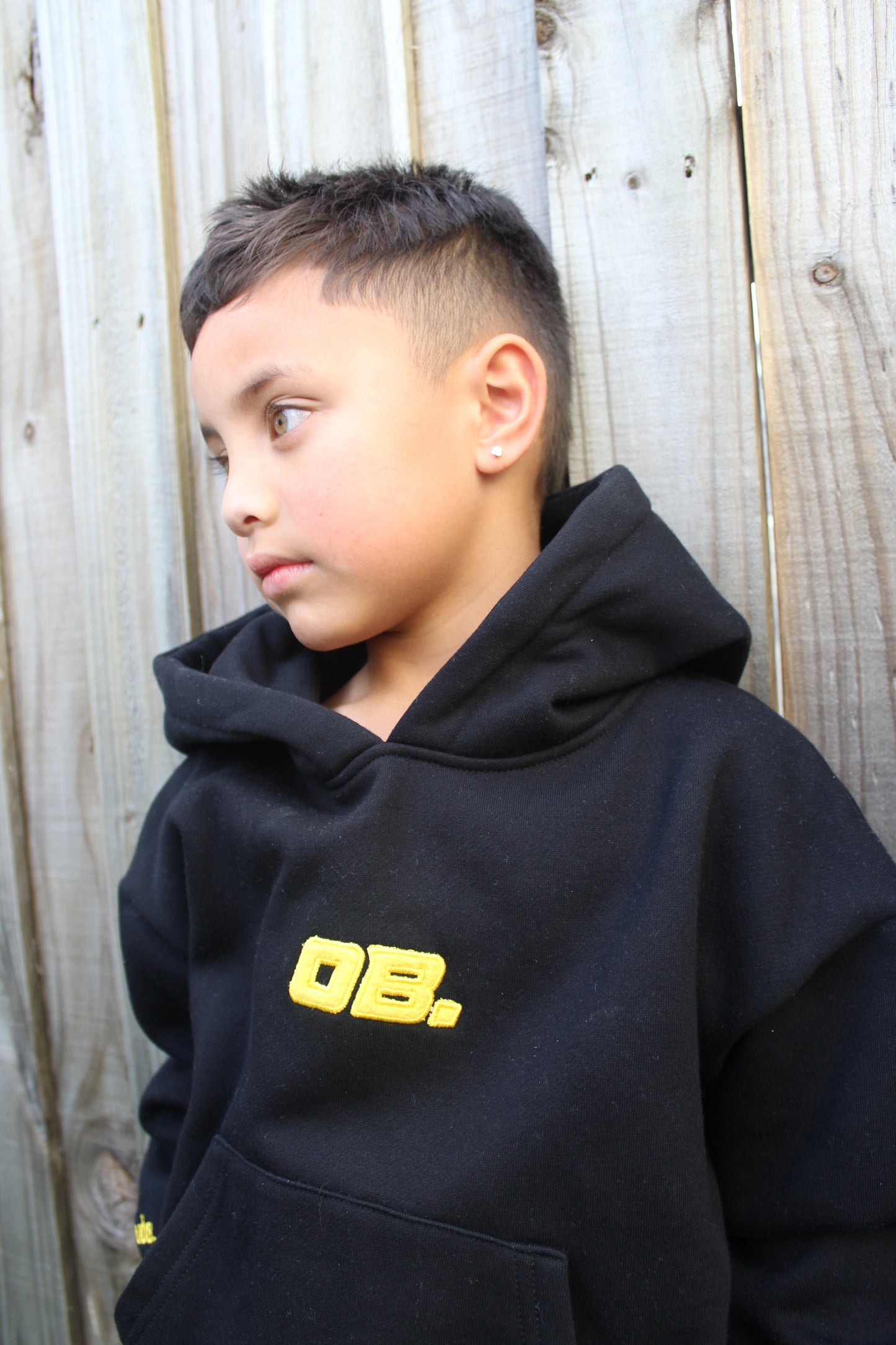 OB APPLIQUE BLACK/YELLOW SET
